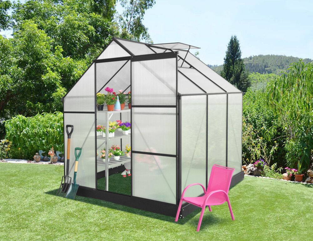 Kasvihuone Gardol Hobby 3,6 m² 190 x 190 x 207 cm