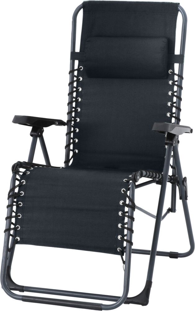 Aurinkotuoli Sunfun Dina musta