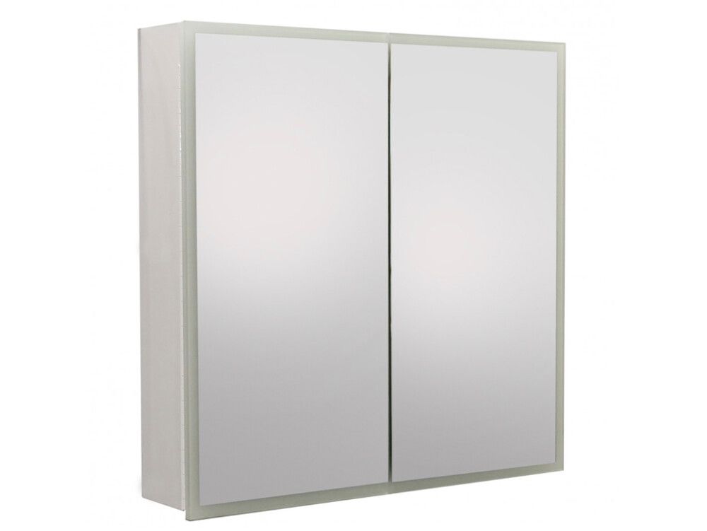 Peilikaappi Parma LED VVS Valkoinen 60 x 60 cm