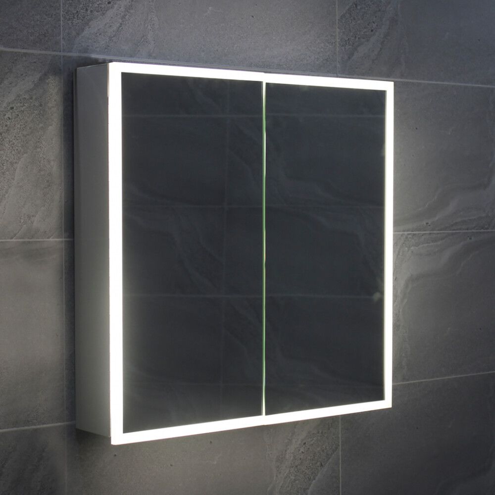 Peilikaappi Parma LED VVS Valkoinen 60 x 60 cm
