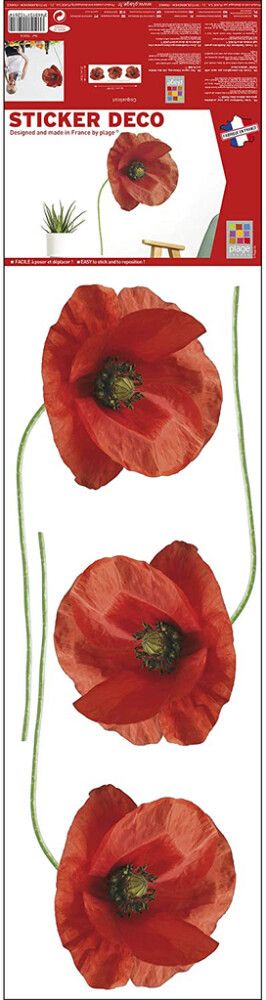 Julistetarra Plage Unikko 24 x 68 cm