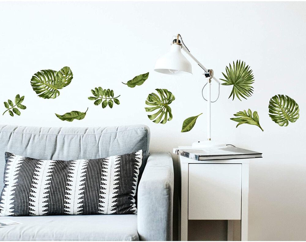 Julistetarra Plage Trooppiset lehdet 24 x 68 cm