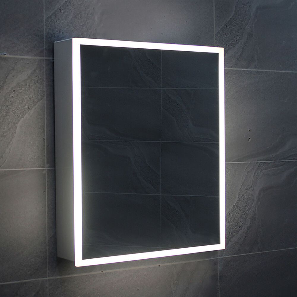 LED-peilikaappi Tammiholma Elma valkoinen 50 cm