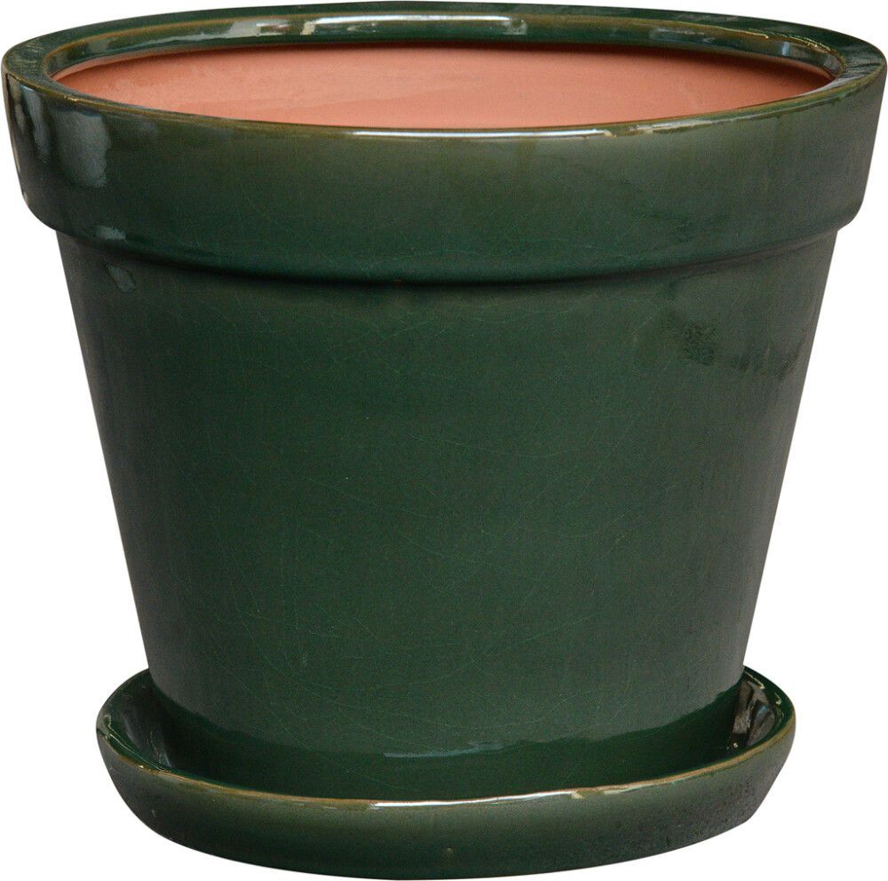 Ulkoruukku Kaisa 23 x 25 cm tummanvihreä