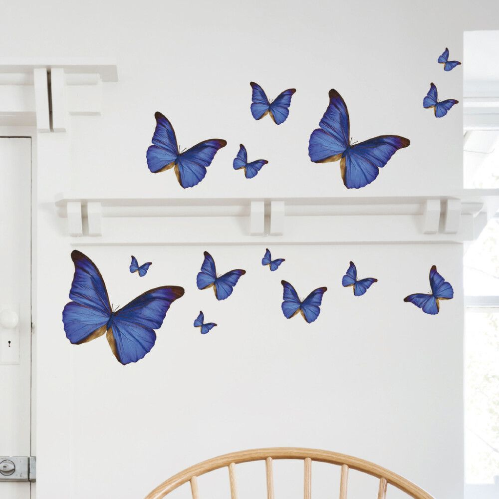 Julistetarra Plage Siniset Perhoset 48 x 68 cm