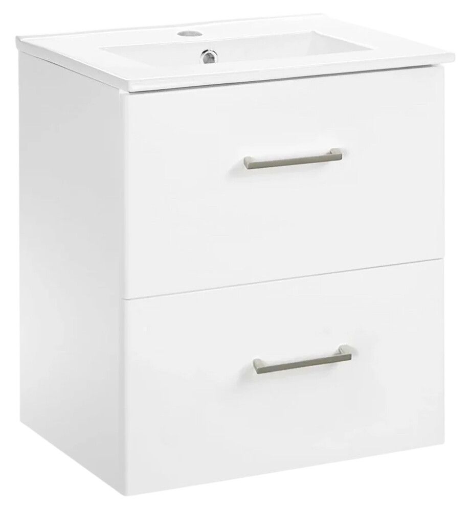 Allaskaappi Tammiholma Viilu valkoinen 50 cm