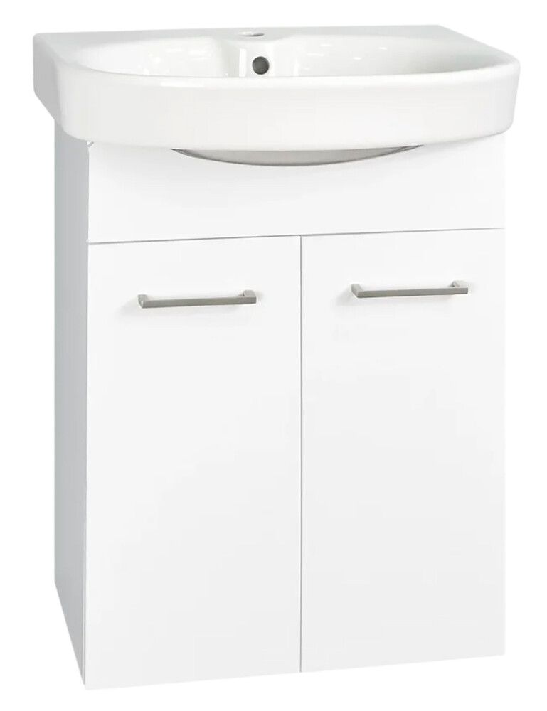 Allaskaappi Tammiholma Viilu valkoinen 50 cm