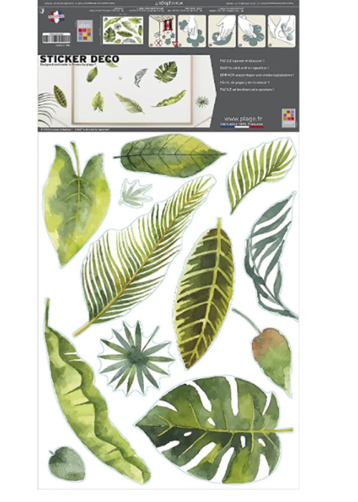 Julistetarra Plage Leaves 48 x 68 cm