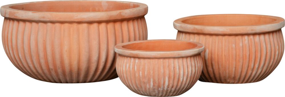 Ulkoruukku Malla 18 x 32 cm terracotta natural