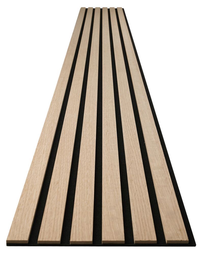 Seinäpaneeli b!design Wall Smart Plus vaalea tammi 6,1 x 300 x 2500 mm