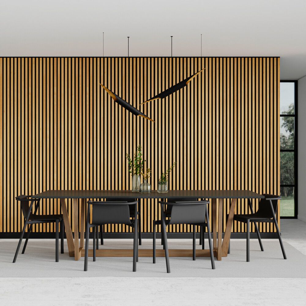 Seinäpaneeli b!design Wall Smart Plus vaalea tammi 6,1 x 300 x 2500 mm