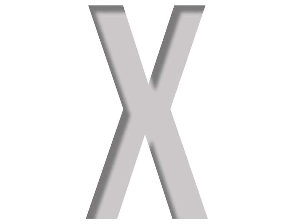 Sapluuna X 9,5 x 9,5 cm