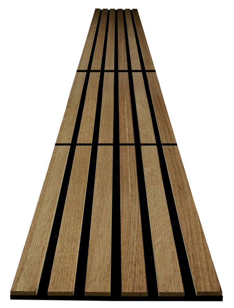 Akustiikkapaneeli Compact Rustikal tammi 10,3 x 305 x 2440 mm