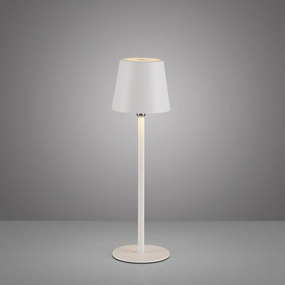 Pöytävalaisin Just Light Boteria IP54 valkoinen Valkoinen