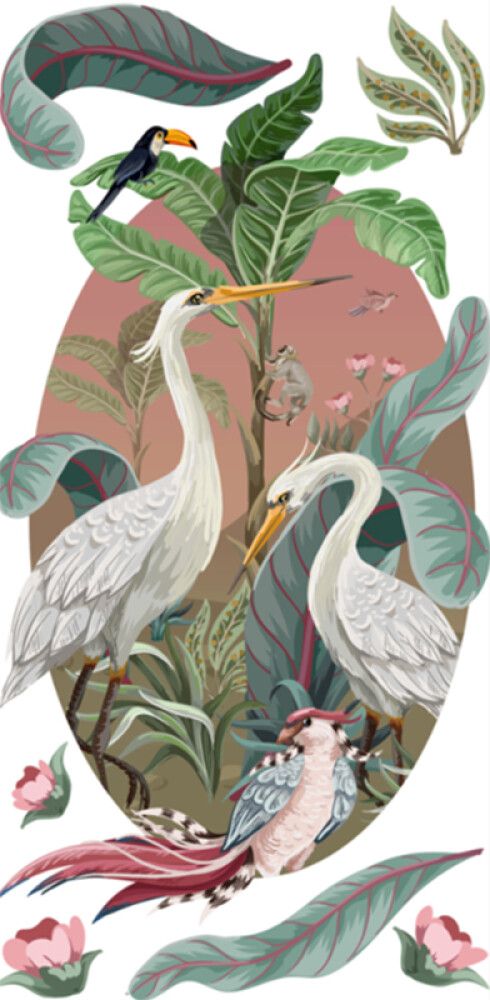 Sisustuskuva Tropical 148 x 85 cm