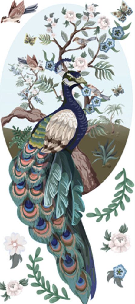 Sisustuskuva Peacock 176 x 78 cm