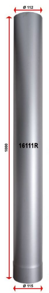 Liitinputki Misa 1,0 M Suora T600