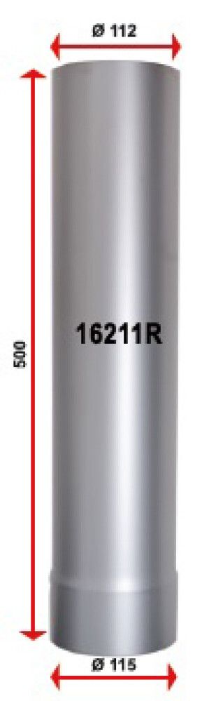 Liitinputki Misa 0,5 M Suora T600