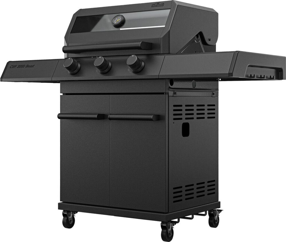 Kaasugrilli Kingstone Cliff 3000 Beast musta