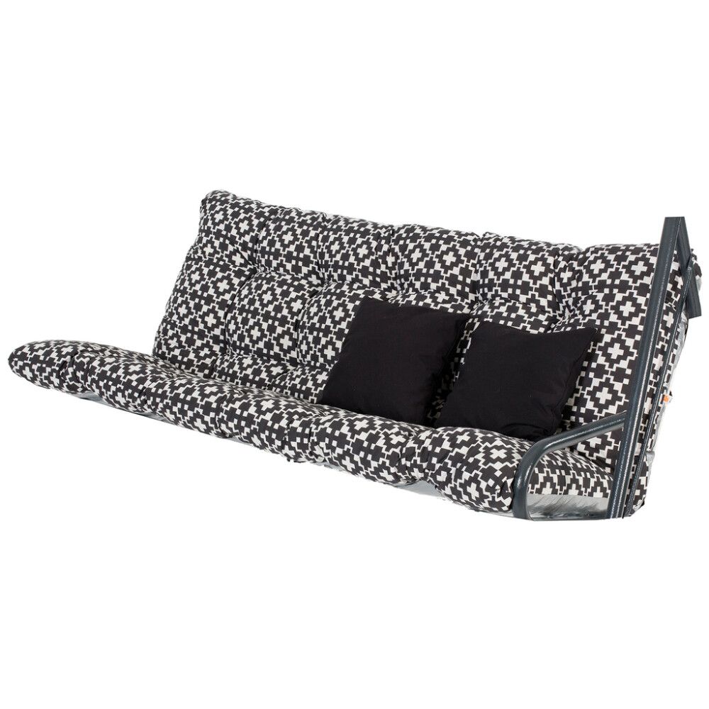 Pehmuste Varax DeLuxe/Monica/Suvi keinu mustavalkoinen