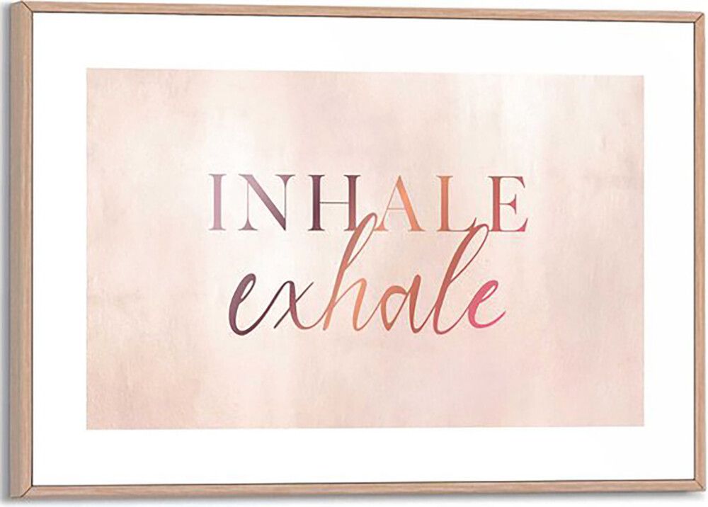 Sisustustaulu Reinders Inhale Exhale 20 x 30 cm