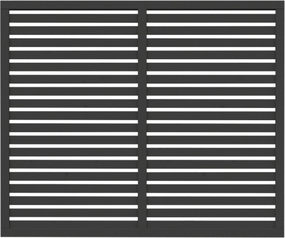 Aitaelementti Palmako Nina 6 harmaa 180 x 150 cm