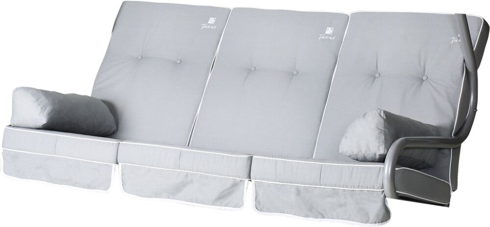 Pehmustesarja Varax DeLuxe/Monica/Suvi keinu 3-osaa harmaa