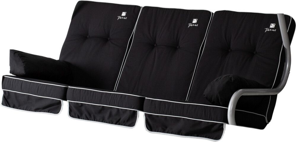 Pehmustesarja Varax DeLuxe/Monica/Suvi keinu 3-osaa musta