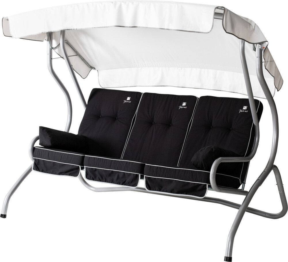 Puutarhakeinu Varax Monica musta 3-osainen