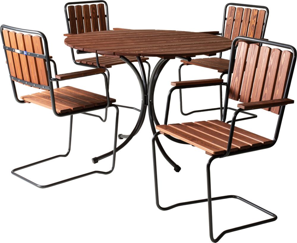 Puutarhapöytä Varax Suvisaari ruskea