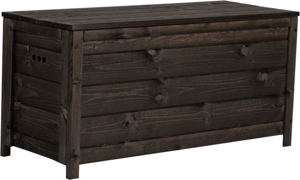 Säilytyslaatikko 117 x 46 x 58 cm musta