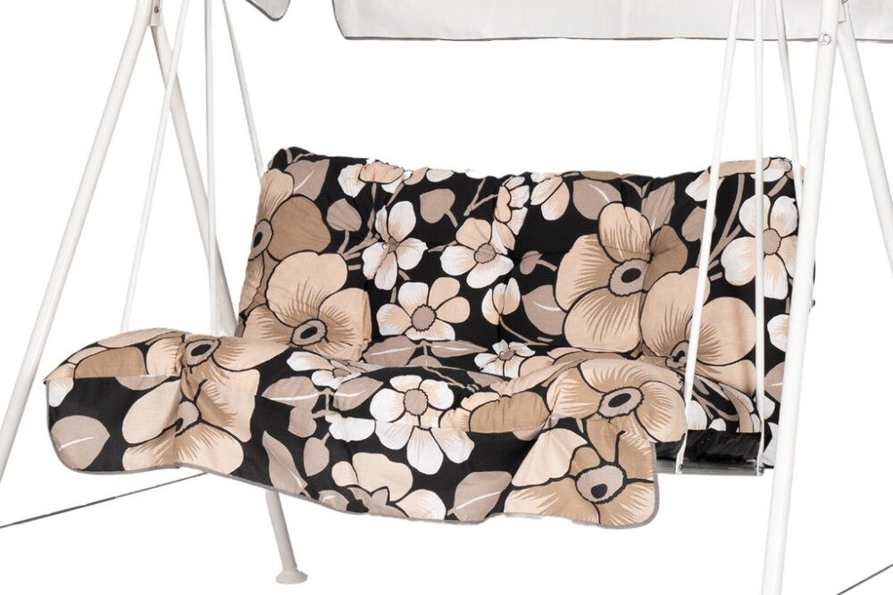 Pehmuste Varax Duo/Duetto keinu kukkakuvio beigeharmaa