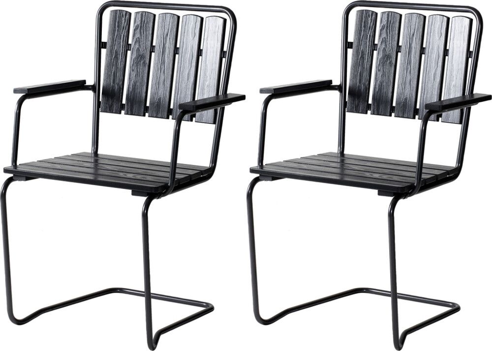 Tuolisetti Varax Suvisaari musta 2 kpl