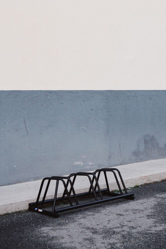 Polkupyöräteline Varax 153 3-paikkainen musta