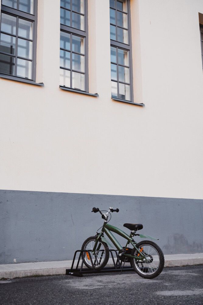 Polkupyöräteline Varax 153 3-paikkainen musta