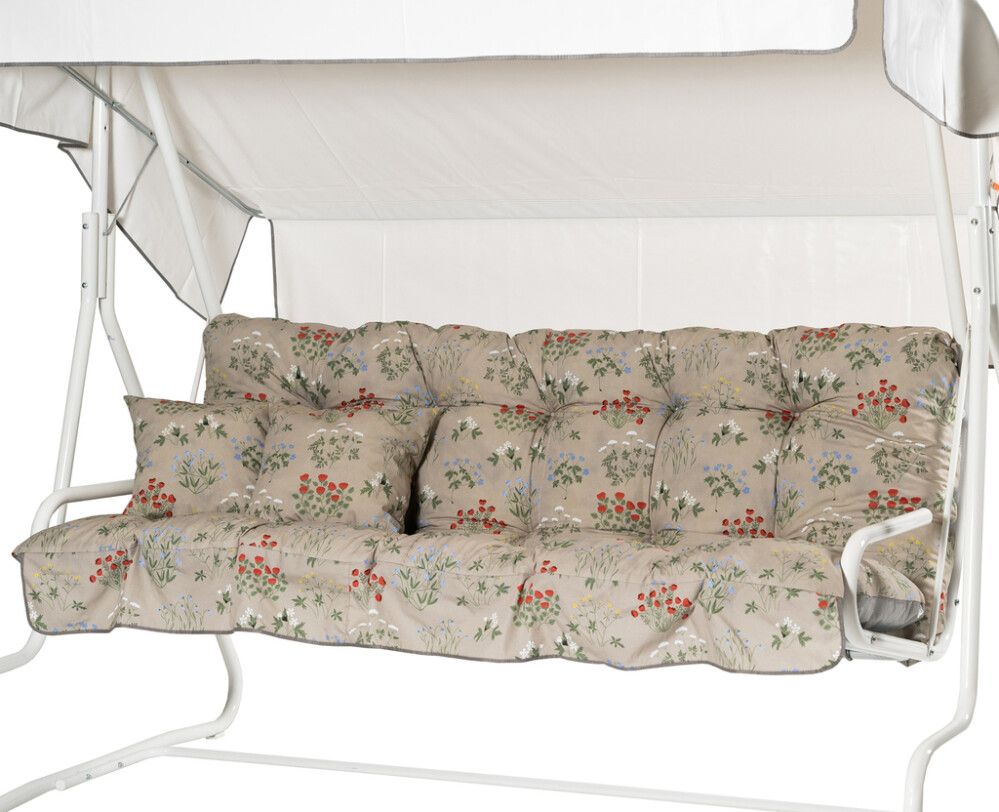 Pehmuste Varax DeLuxe/Monica/Suvi keinu beige kukkakuvio