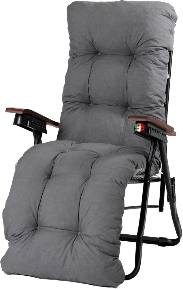 Tuoli Varax Baden Baden tummanharmaa musta runko