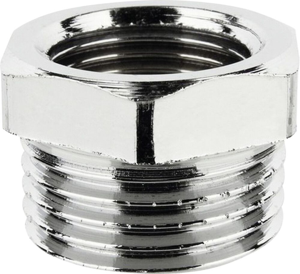 Supistusnippa 3/4" UK x 1/2" SK Kromattu