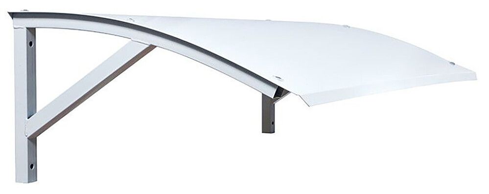 Ulkoyksikön katos valkoinen L92 S54