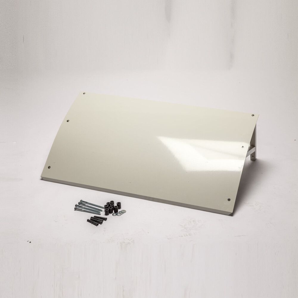 Ulkoyksikön katos valkoinen L92 S54