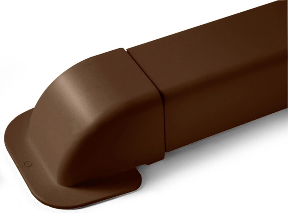 Läpivientikaulus Nord Aslak ruskea 80 x 60 cm