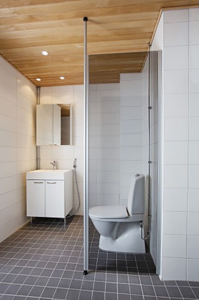 Kiinteä suihkuseinä Vihtan Ocean 1 Harmaa