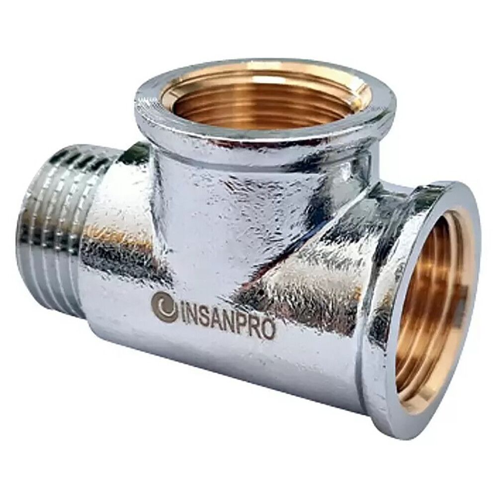 T-yhde Kirchhoff Kromattu ½″