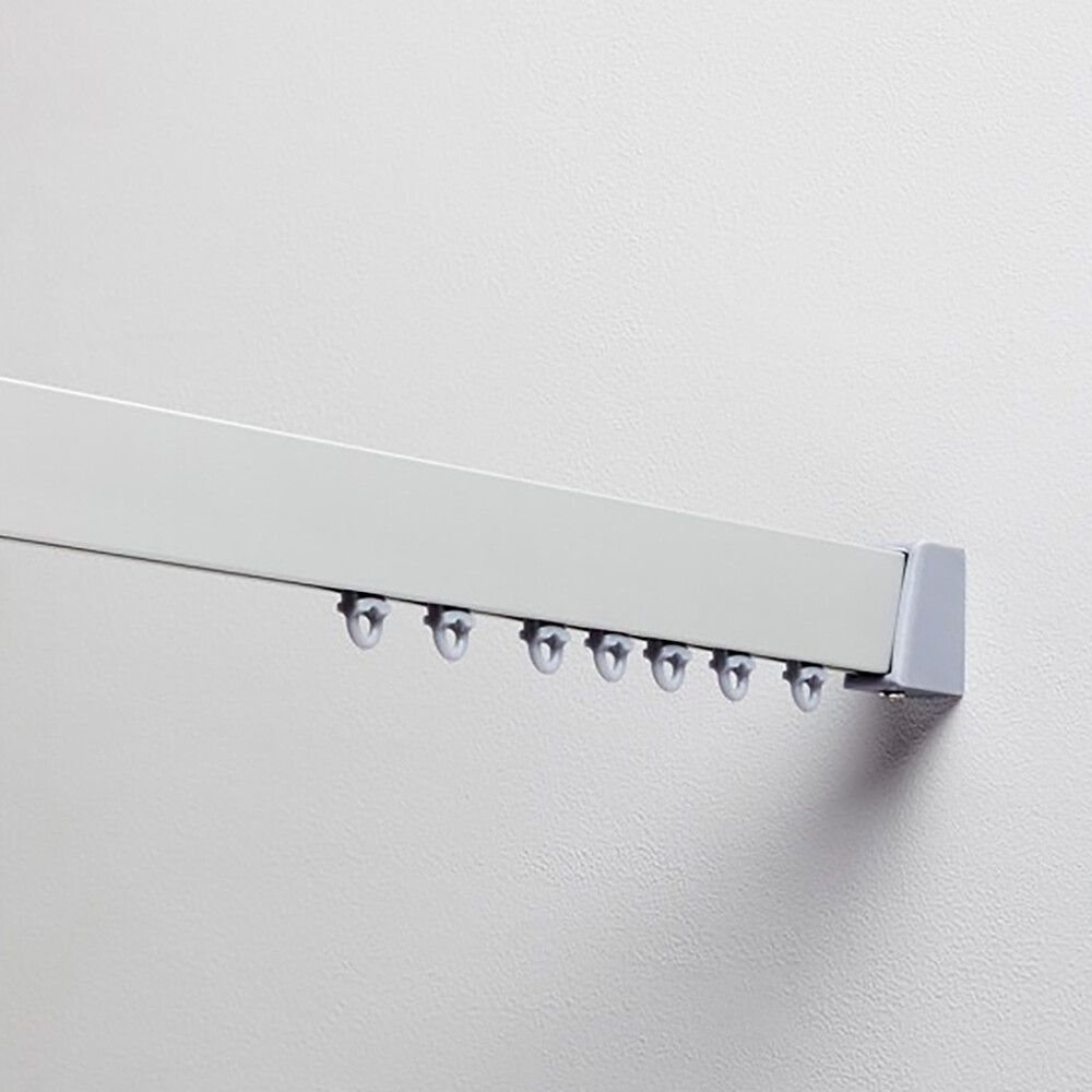 Suihkuverhokisko Vihtan 1000 mm  Suora Luonnonvärianodisoitu