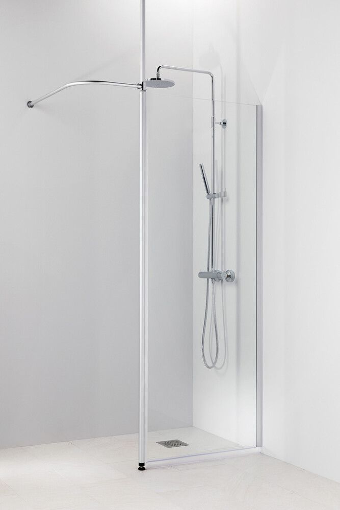 Suihkuverhotanko Vihtan Ocean 1200 x 400 mm Kiiltoanodisoitu