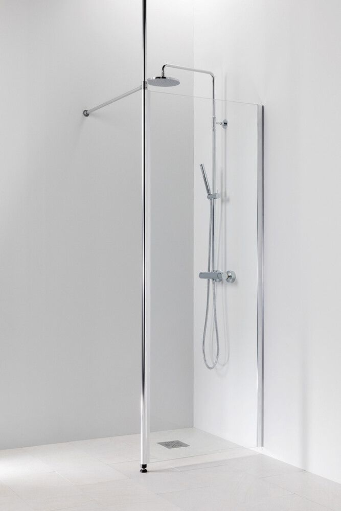 Suihkuverhotanko Vihtan Ocean 1200 x 400 mm Kiiltoanodisoitu