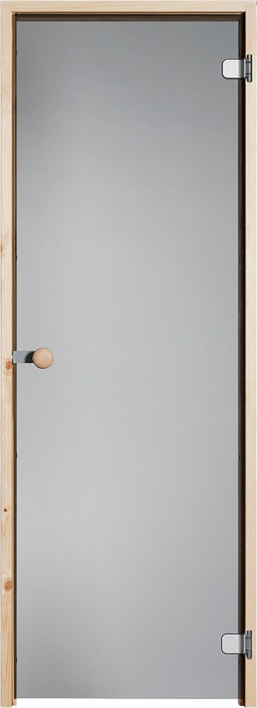 Saunan lasiovi Vihtan Harmaa Mäntykarmi