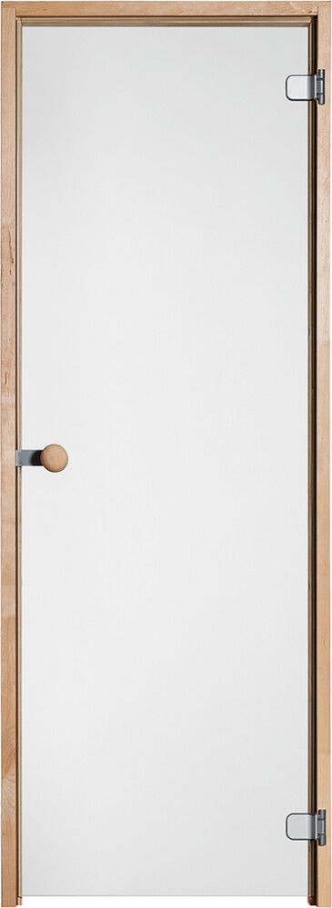 Saunan lasiovi Vihtan Kirkas Tervaleppäkarmi