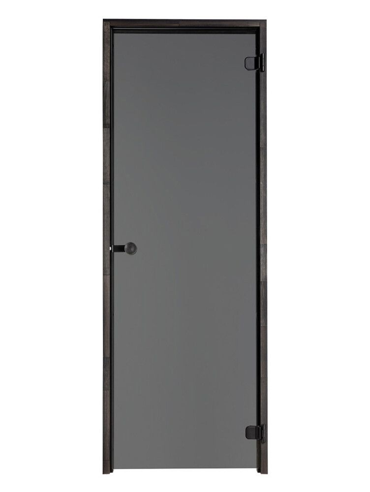 Saunan lasiovi Vihtan Löyly Musta Lasi Musta Karmi