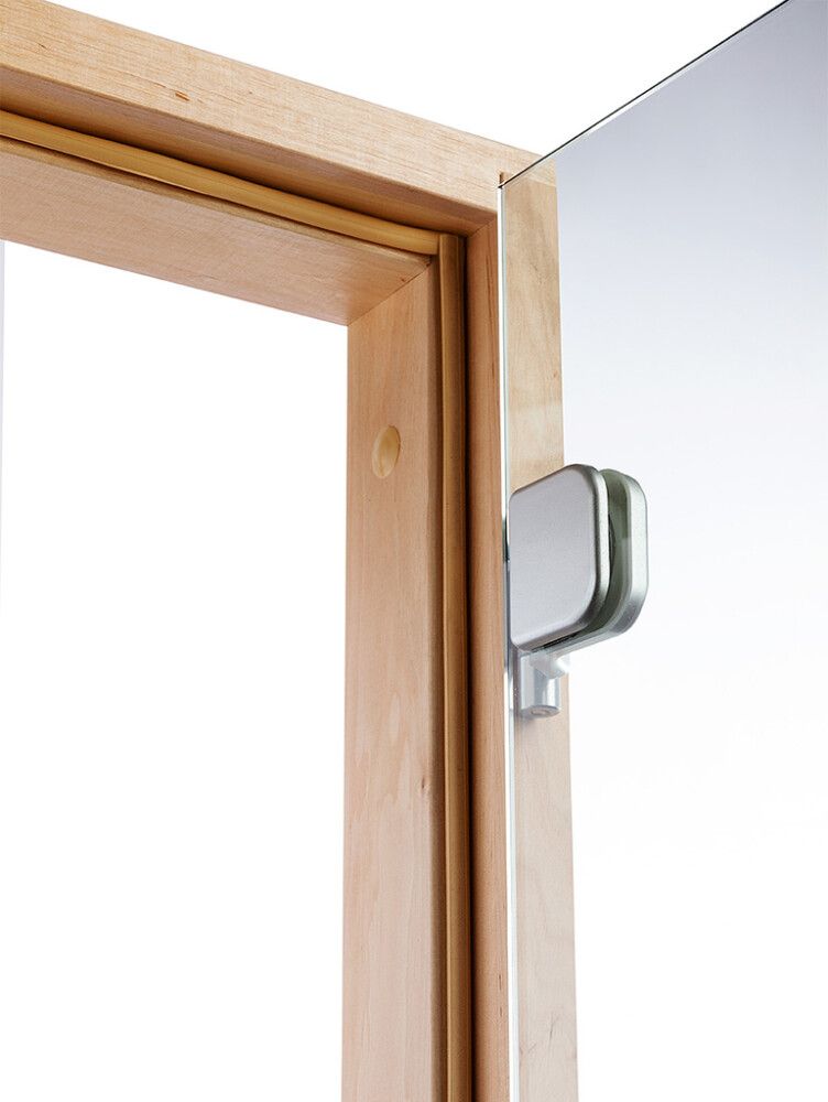 Saunan lasiovi Vihtan Pronssi Tervaleppäkarmi 7 x 19